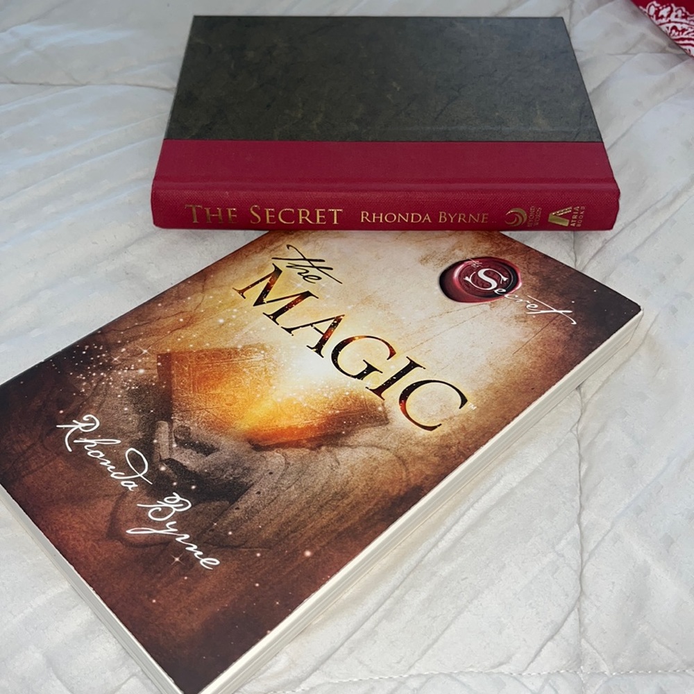2 books- the secret and the magic by Rhonda Byrne